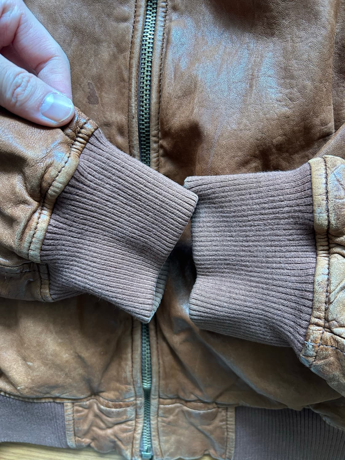 올드 갭 레더 바라쿠타 자켓 상품이미지3