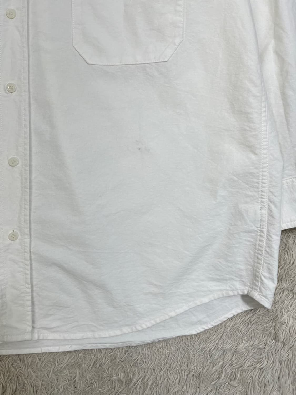 라퍼지스토어 오가닉코튼 화이트 셔츠/#2696 상품이미지2