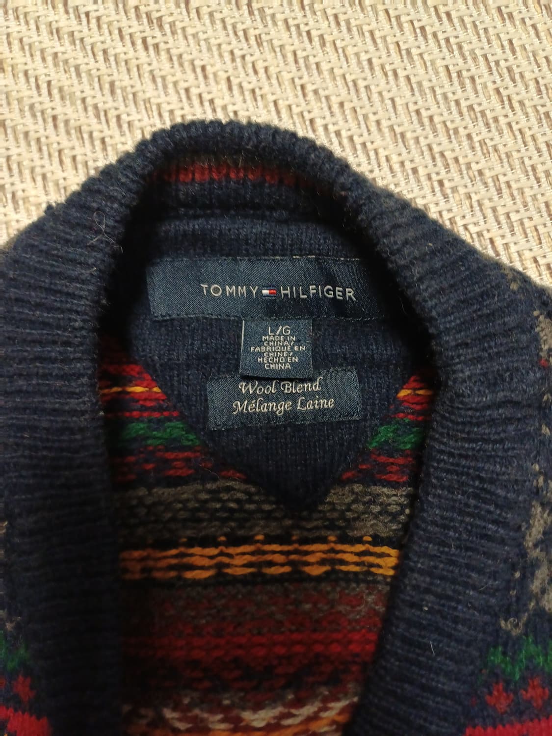 타미힐피거 빈티지 페어아일 울 블렌드 스웨터 (여성 루즈핏) 상품이미지8