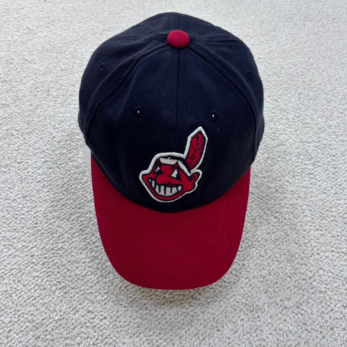 F MLB 와후 추장 로고 빈티지 볼캡 0528Y 상품이미지1