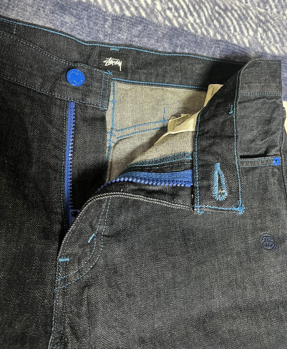 스투시x리바이스 콜라보 셀비지 데님 30/30 501 상품이미지4