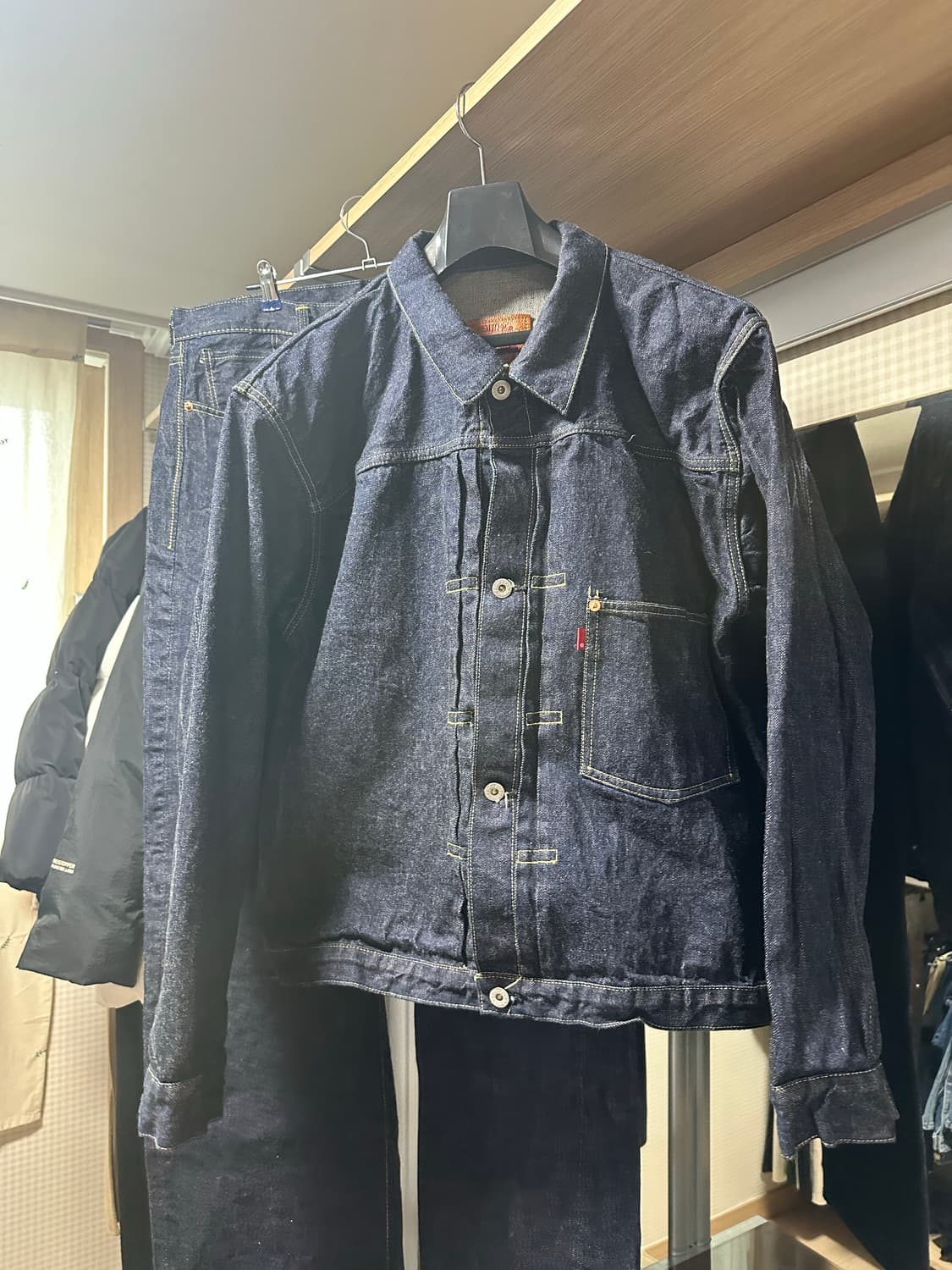 최종가격 풀카운트 대전판 셋업 (자켓 42/팬츠 34x34) 일괄판매 상품이미지1