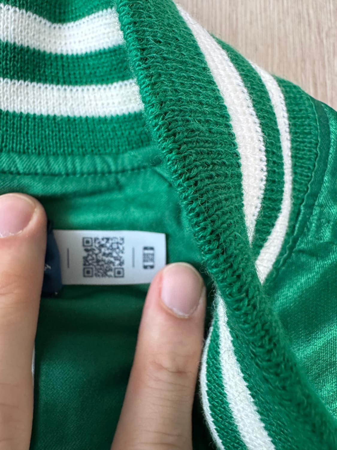 M 폴로 랄프로렌 뉴욕 양키즈 사틴 바시티 스타디움 자켓 그린 상품이미지5