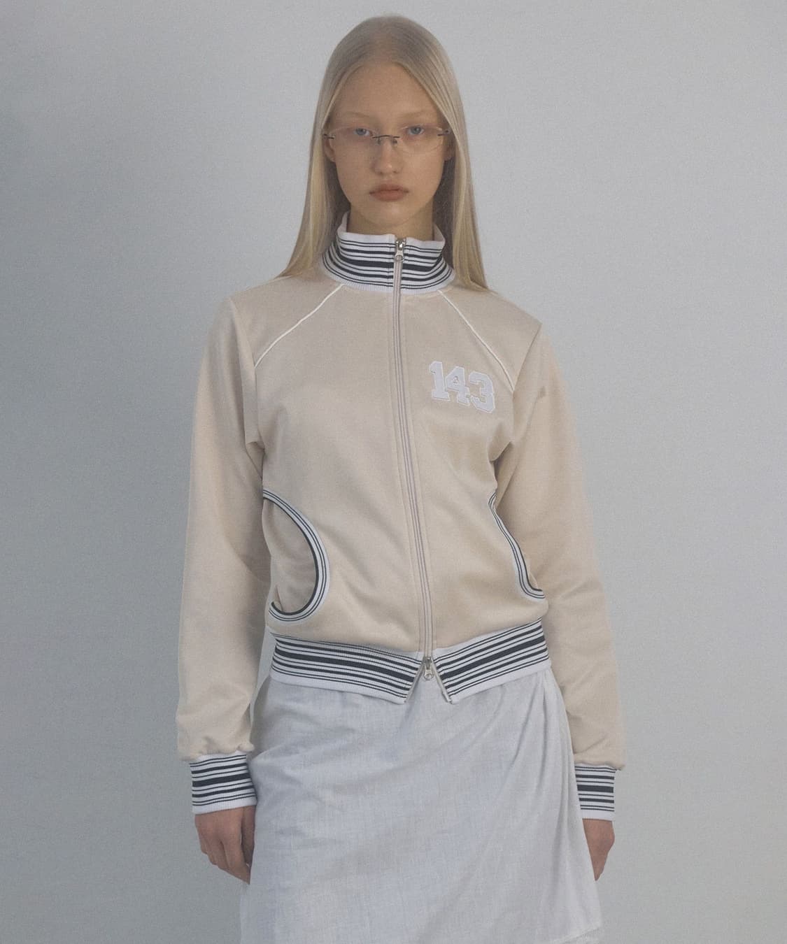 스컬프터 Stripe Track Zip-Up Raw 상품이미지3