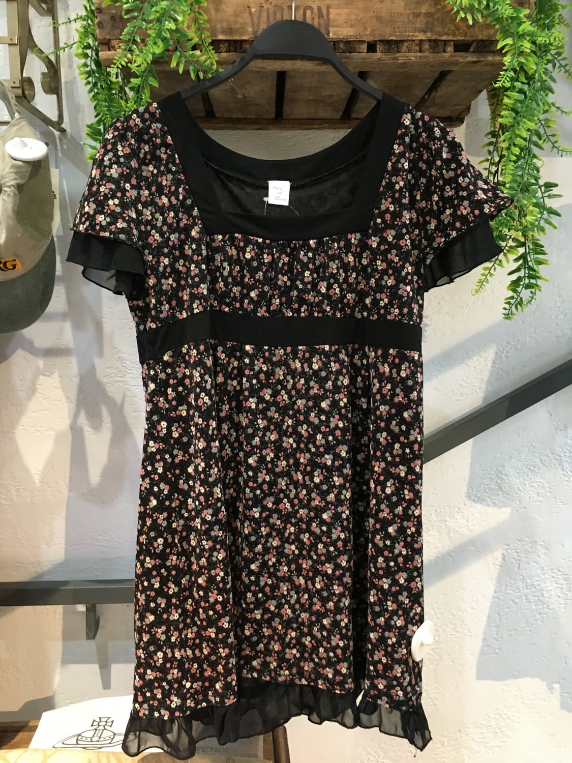 빈티지 플라워 체크 정원 코디세트  상품이미지3