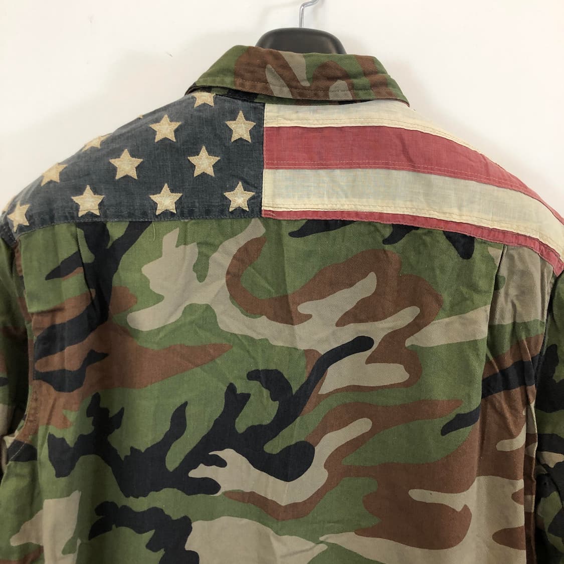 폴로 데님앤서플라이 성조기 카모 워크셔츠 L 상품이미지4