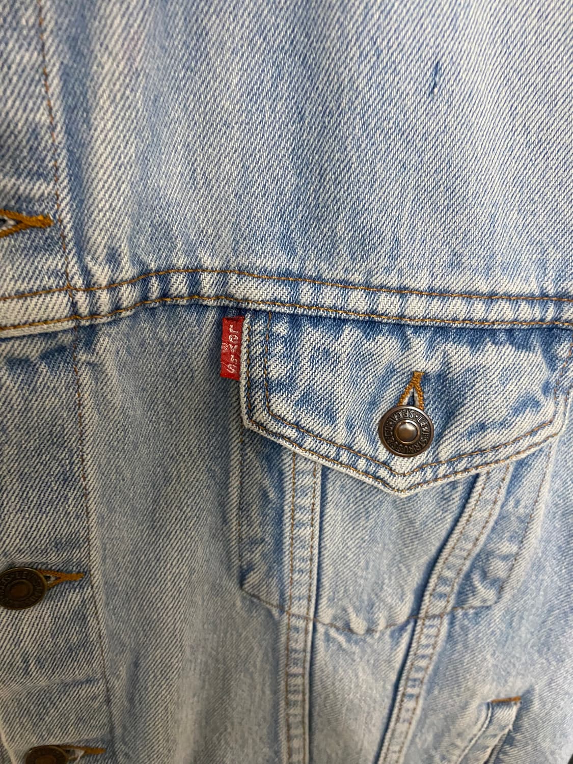 90s LEVI'S denim jacket 90년대 리바이스 데님자켓 상품이미지7
