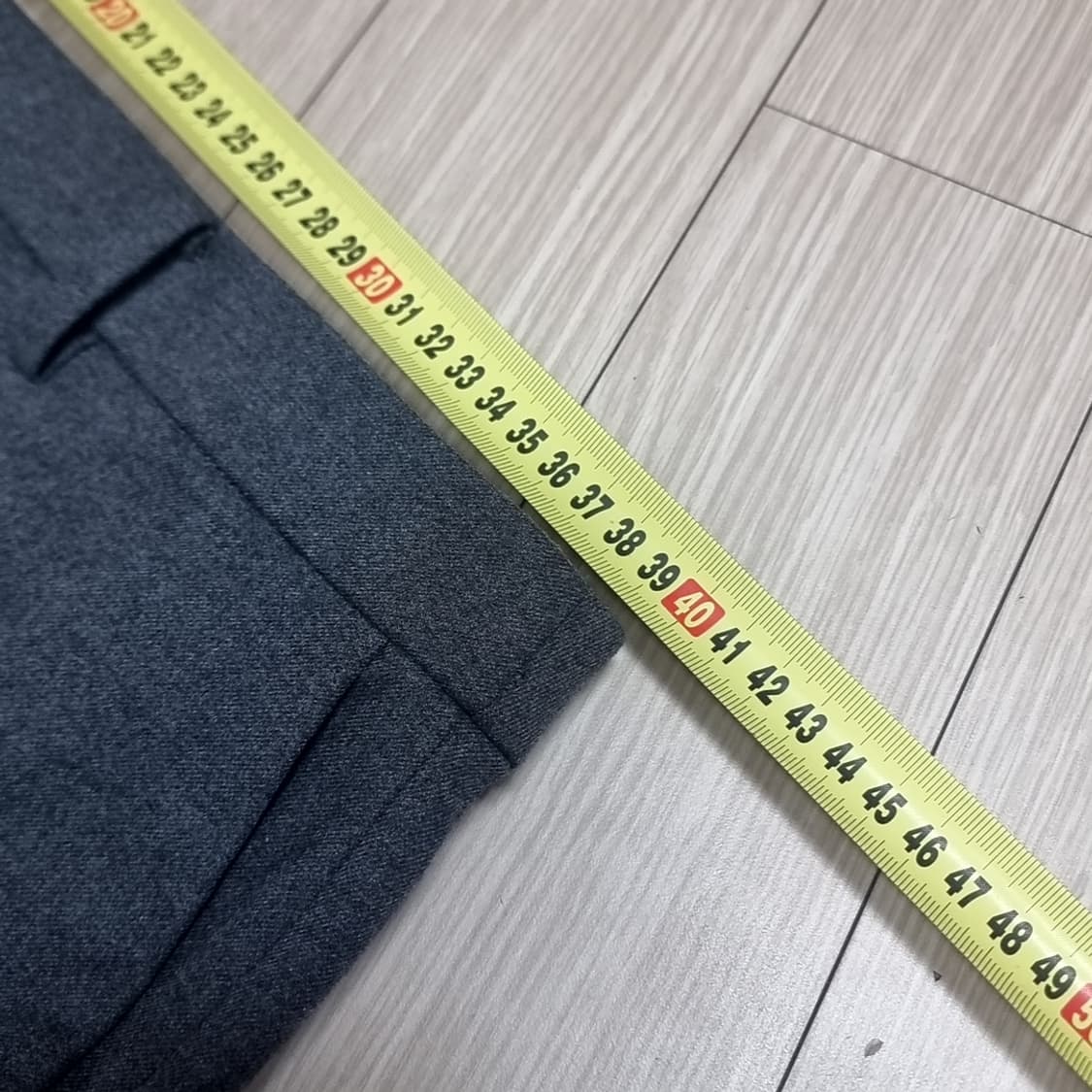 유니클로 회색 모직 바지 슬랙스(실측) 상품이미지4