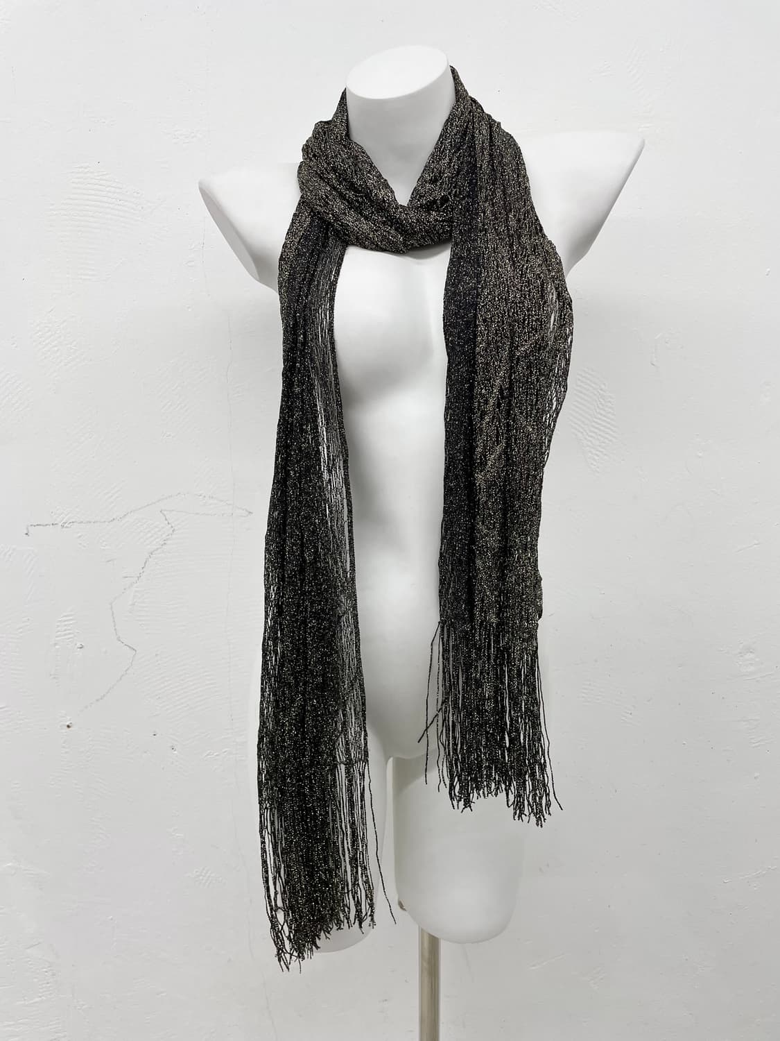 그런지 글리터 디테일 머플러  상품이미지1