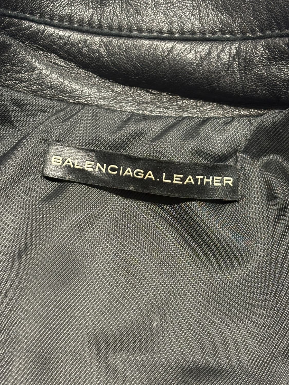 발렌시아가 11aw 모토 바이커 레더 자켓 상품이미지5