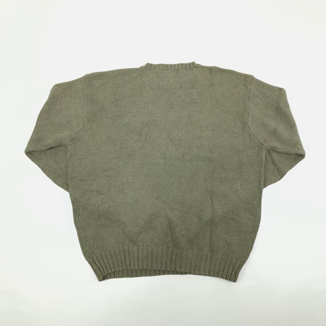 (CS796)L 폴로 올리브그린 라운드 니트 스웨터knit 상품이미지6