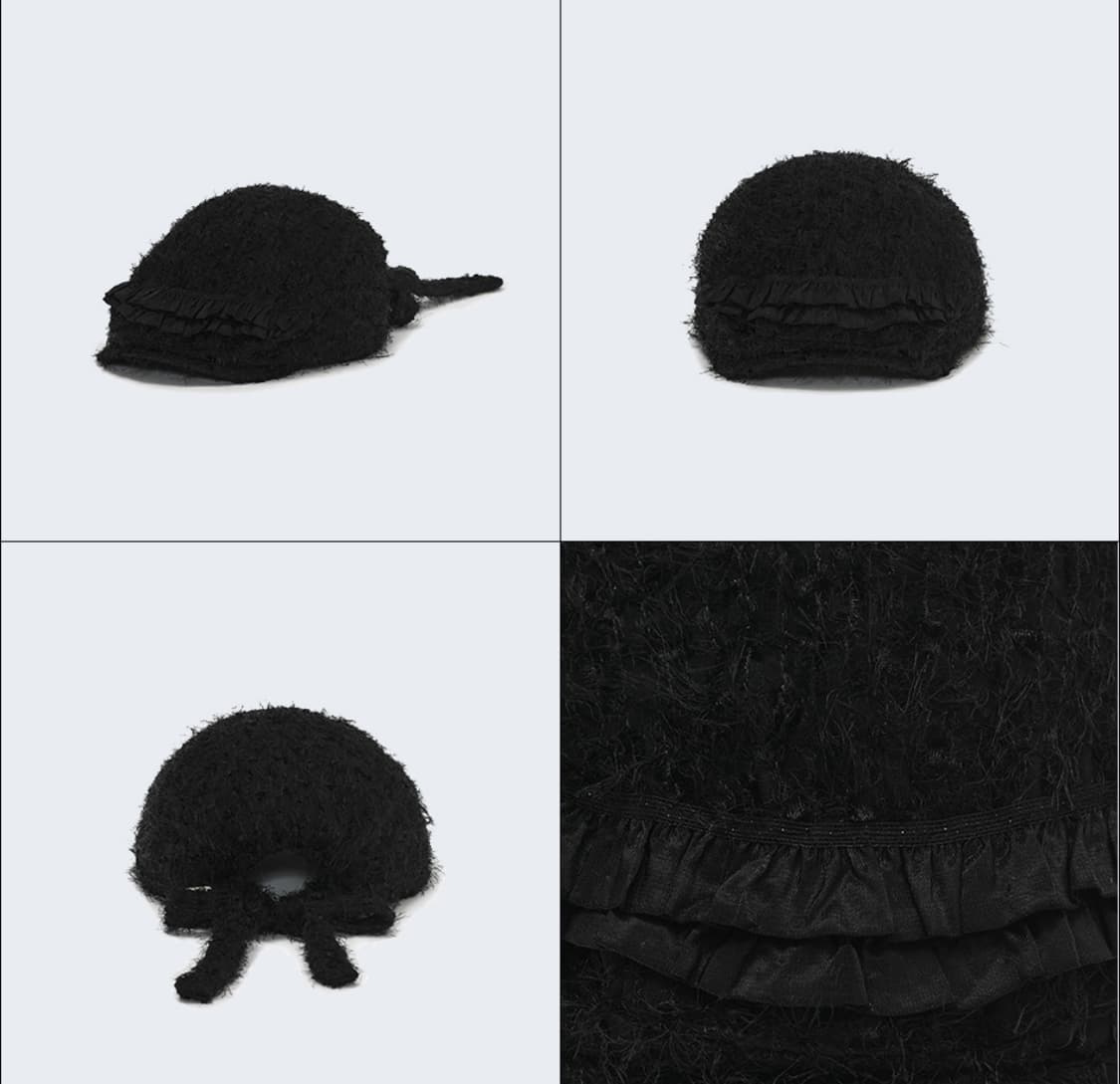 타입서비스 lace strap hunting cap black 상품이미지7