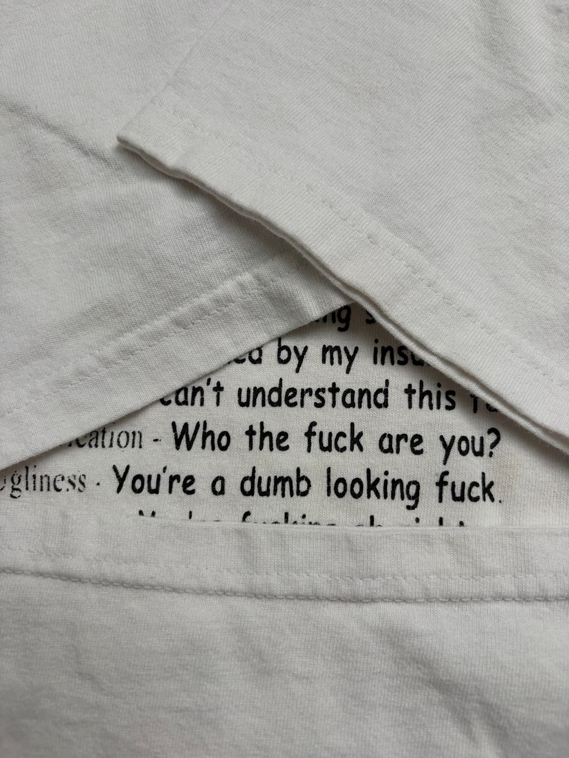 00s F Word Tee (white) 상품이미지6