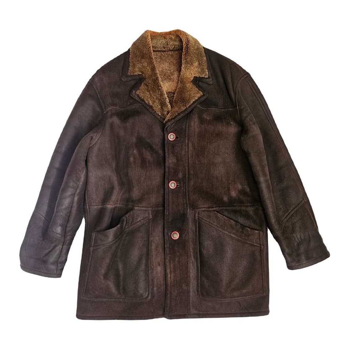 SORDOPA 빈티지 양가죽 무스탕 L 상품이미지1