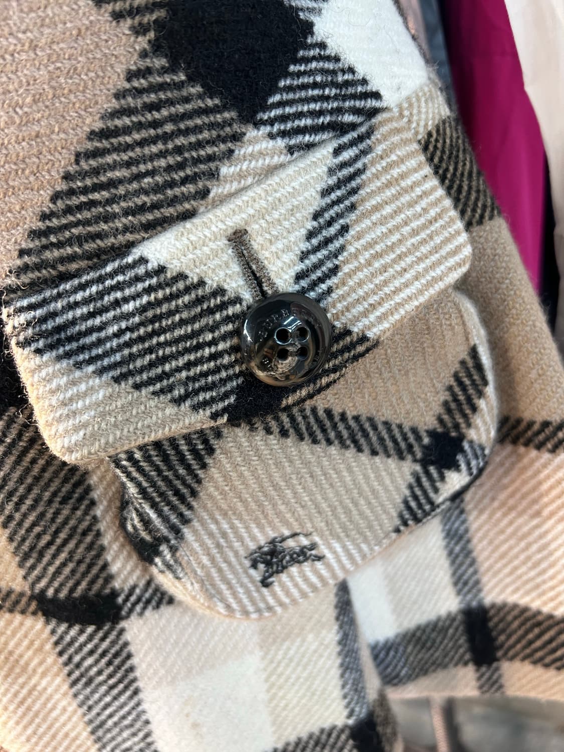 Burberry Nova check Wool Mini Skirt 상품이미지3