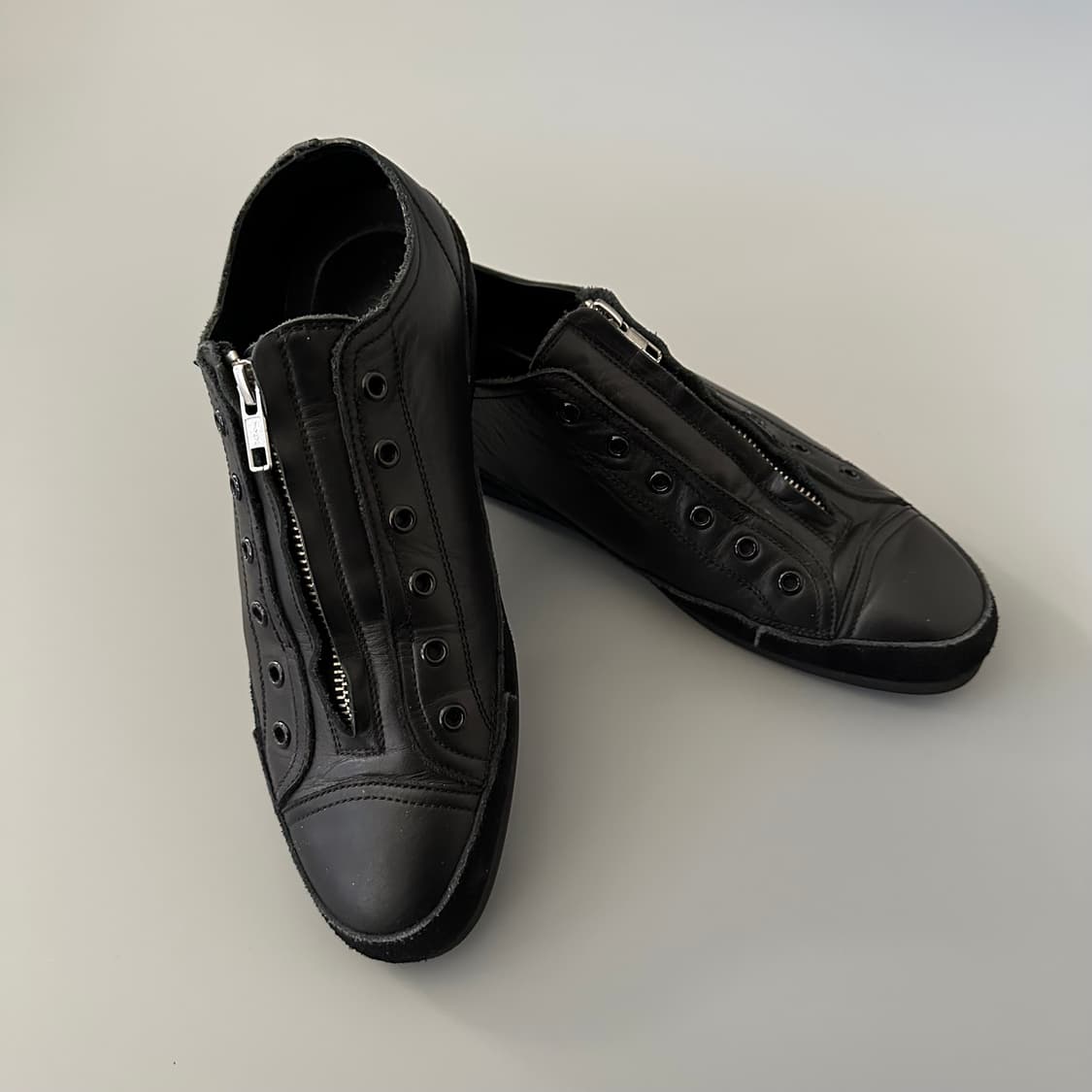 요지야마모토 yohji yamamoto 가죽 단화 스니커즈 상품이미지2