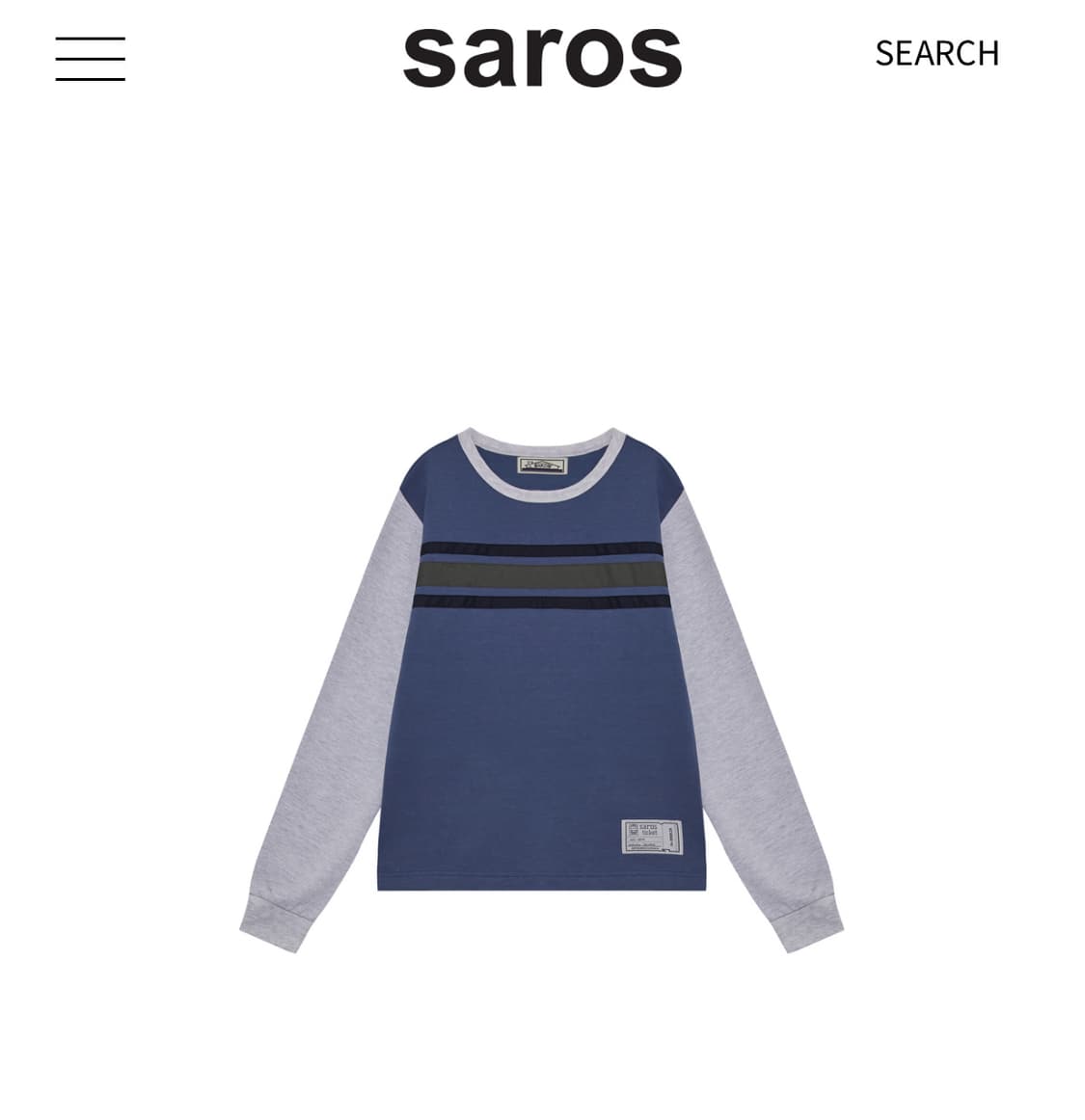 saros cotton sleeved vintage blue(1) 상품이미지1