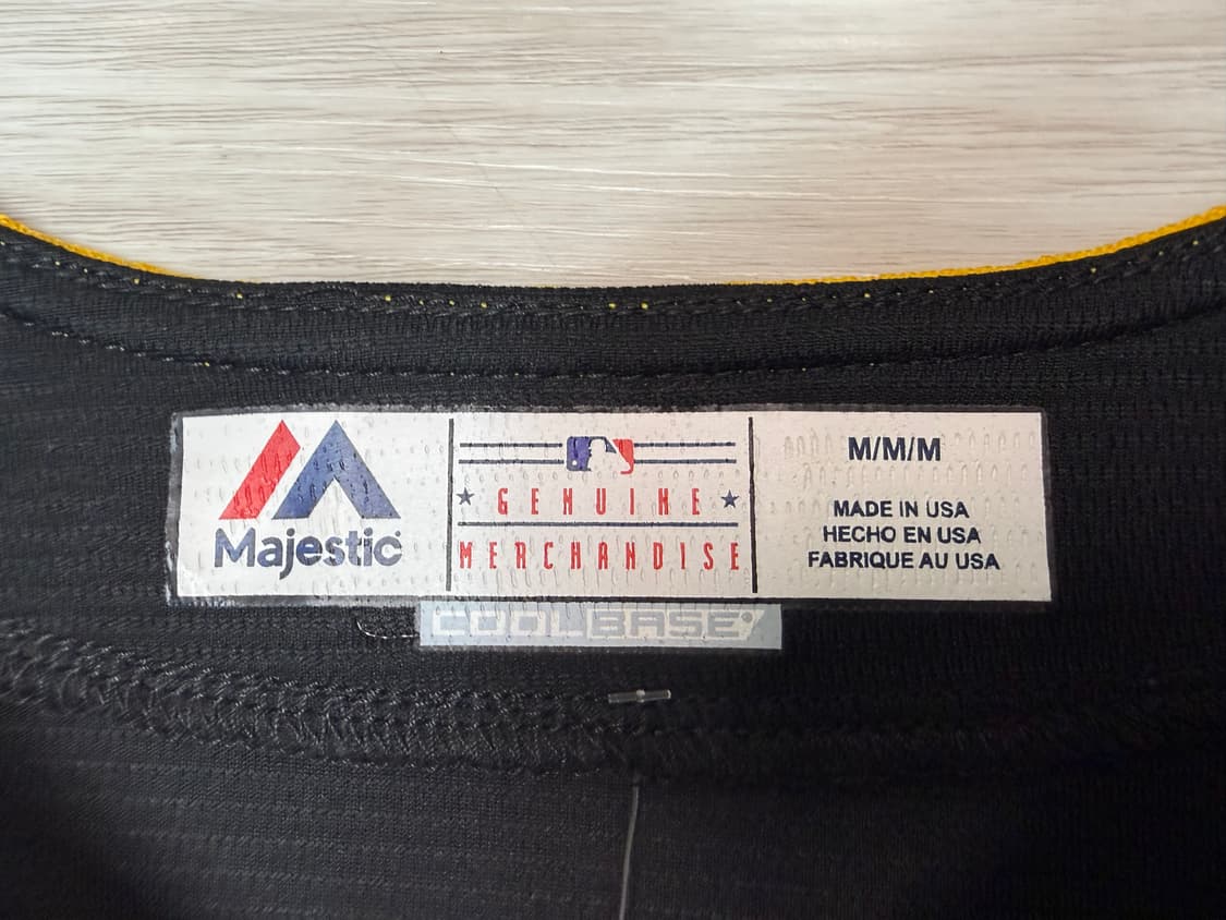 [M] 마제스틱 MLB 피츠버그 쿨베이스 강정호 마킹 유니폼 상품이미지10