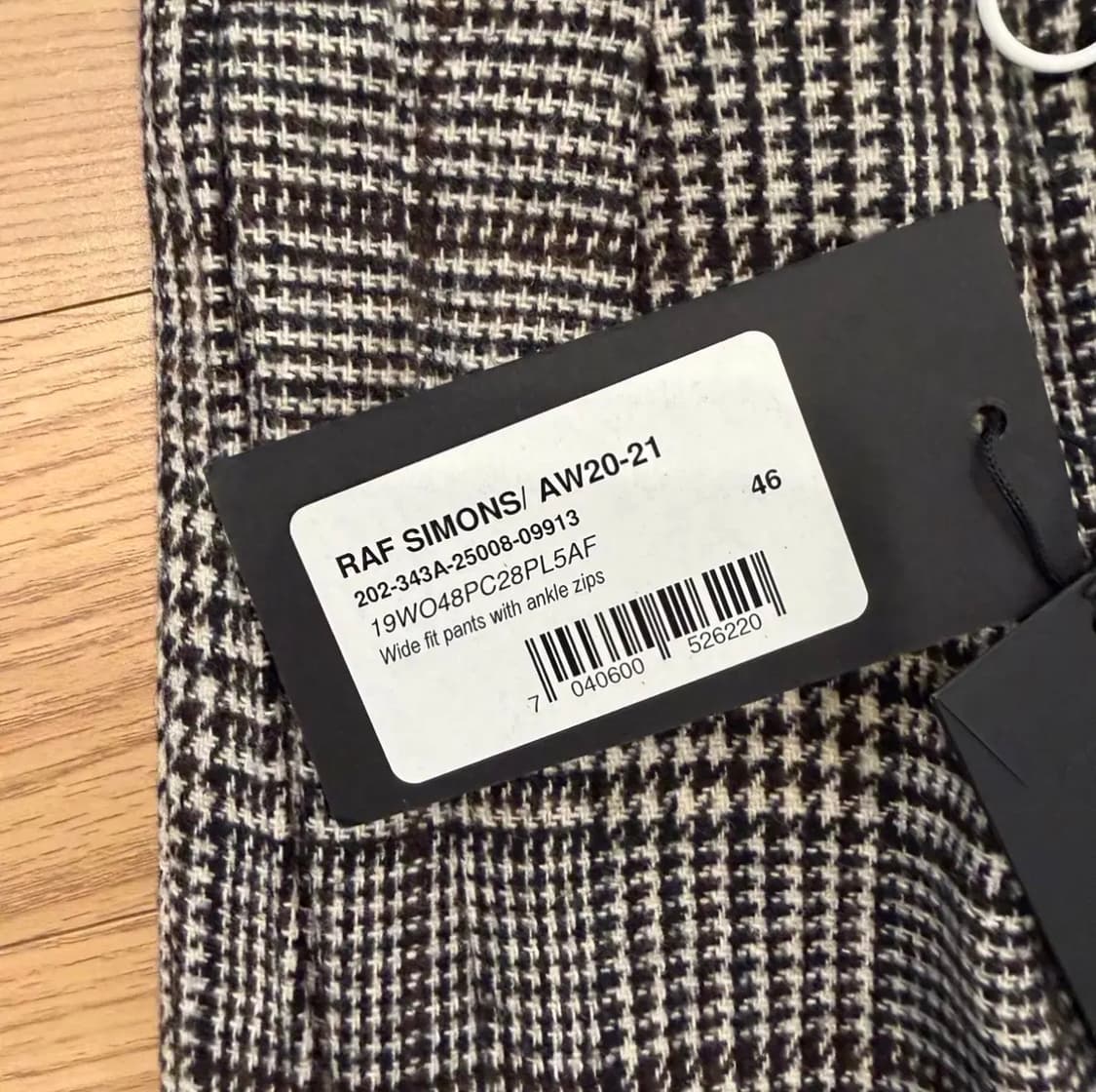 라프시몬스 20FW 울팬츠(새상품) 46 사이즈 상품이미지4