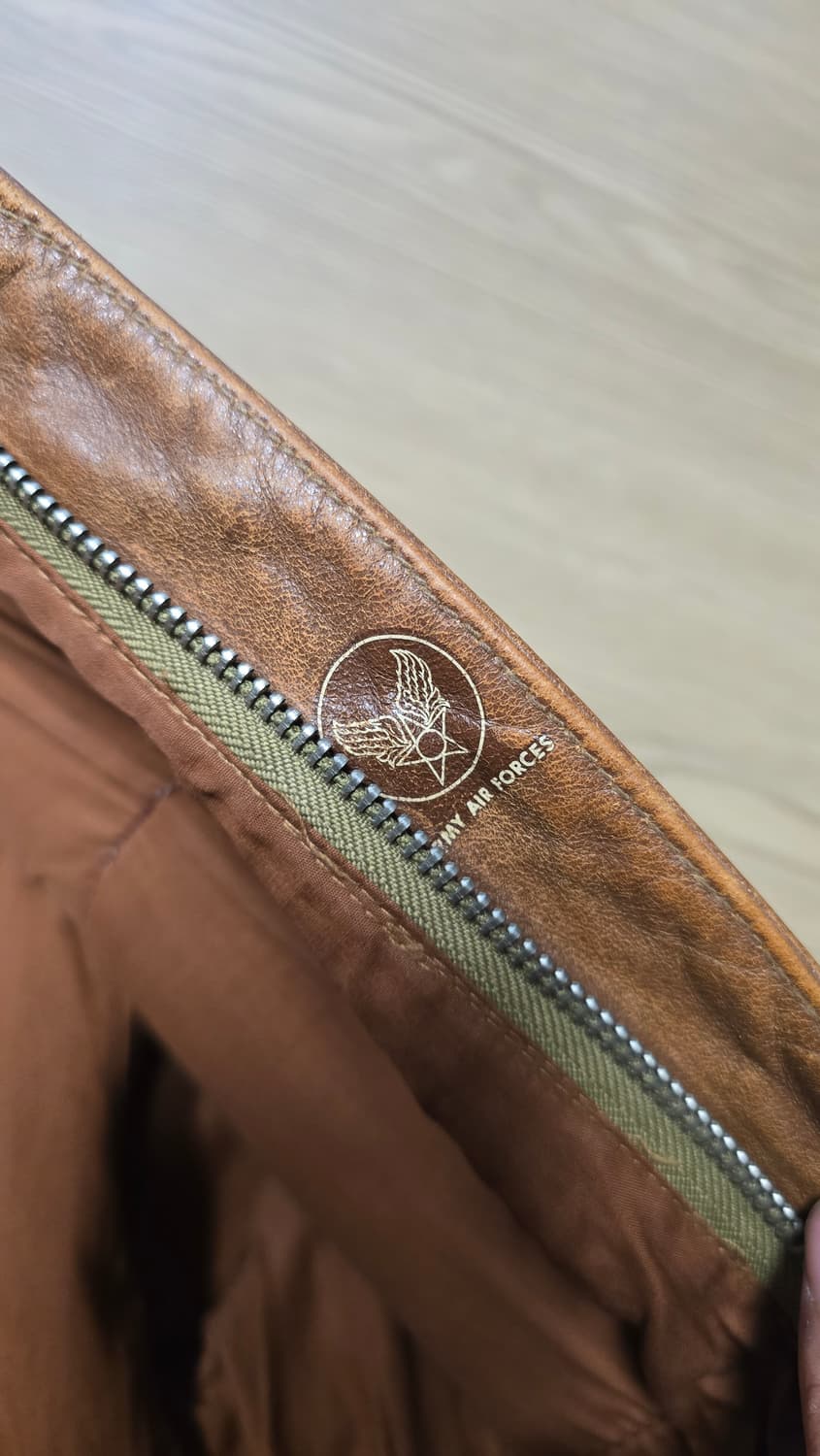 구 리얼맥코이 A2 가죽 자켓 40사이즈 상품이미지3