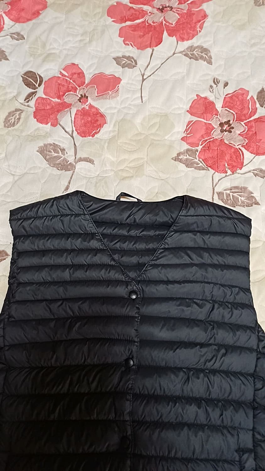 폴햄 오리털경량조끼 90 여성55 가슴49 기장59 상품이미지4