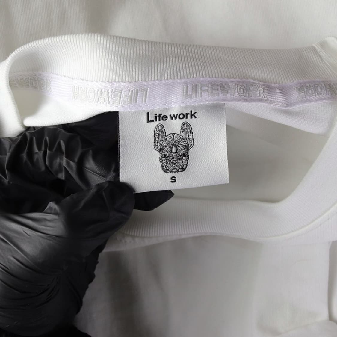 라이프워크 시그니처 라독 와펜 롱슬리브 화이트 S 상품이미지5