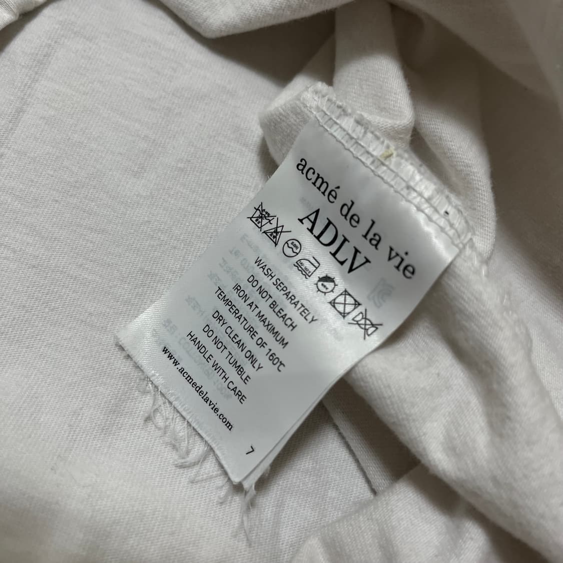 아크메드라비 빅로고 반팔티 XL/105 상품이미지10