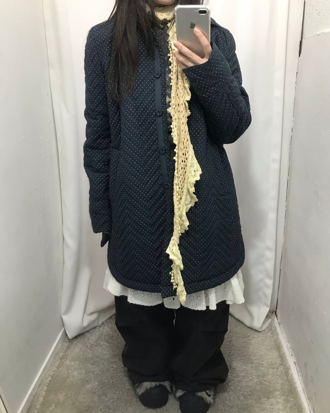 도트 경량패딩 코디 세트 🤍  상품이미지5