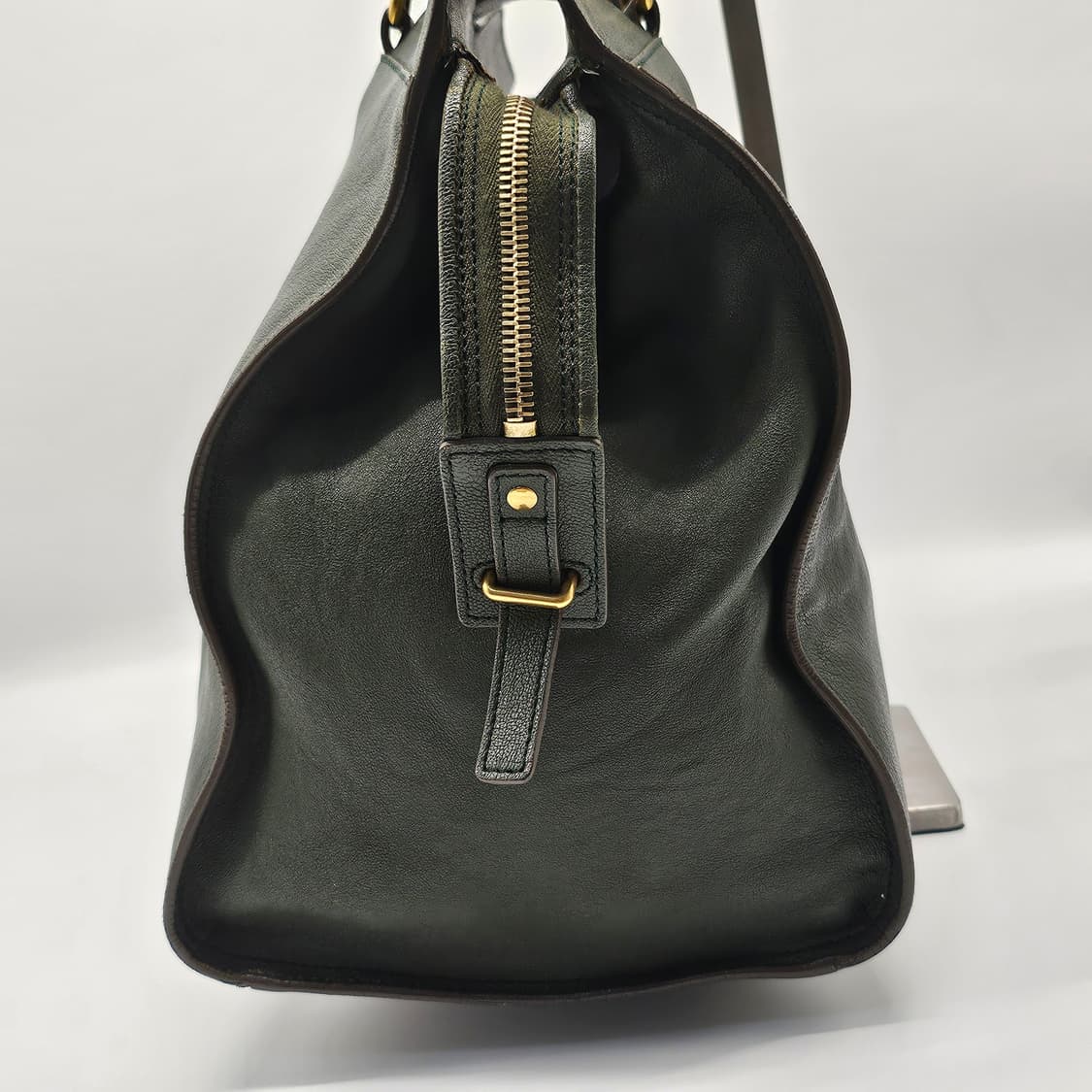 정품 입생로랑 카바시크 토트백 (다크그린) 상품이미지5