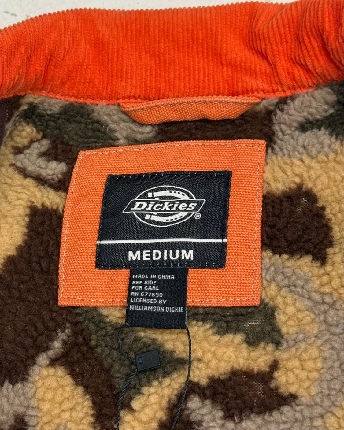 디키즈 오렌지 덕 캔버스 워크 자켓 상품이미지6