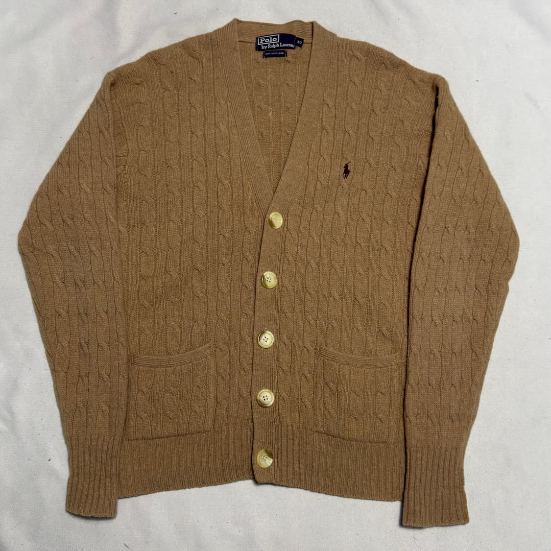 90 폴로랄프로렌 셰틀랜드 케이블 니트 가디건 상품이미지2