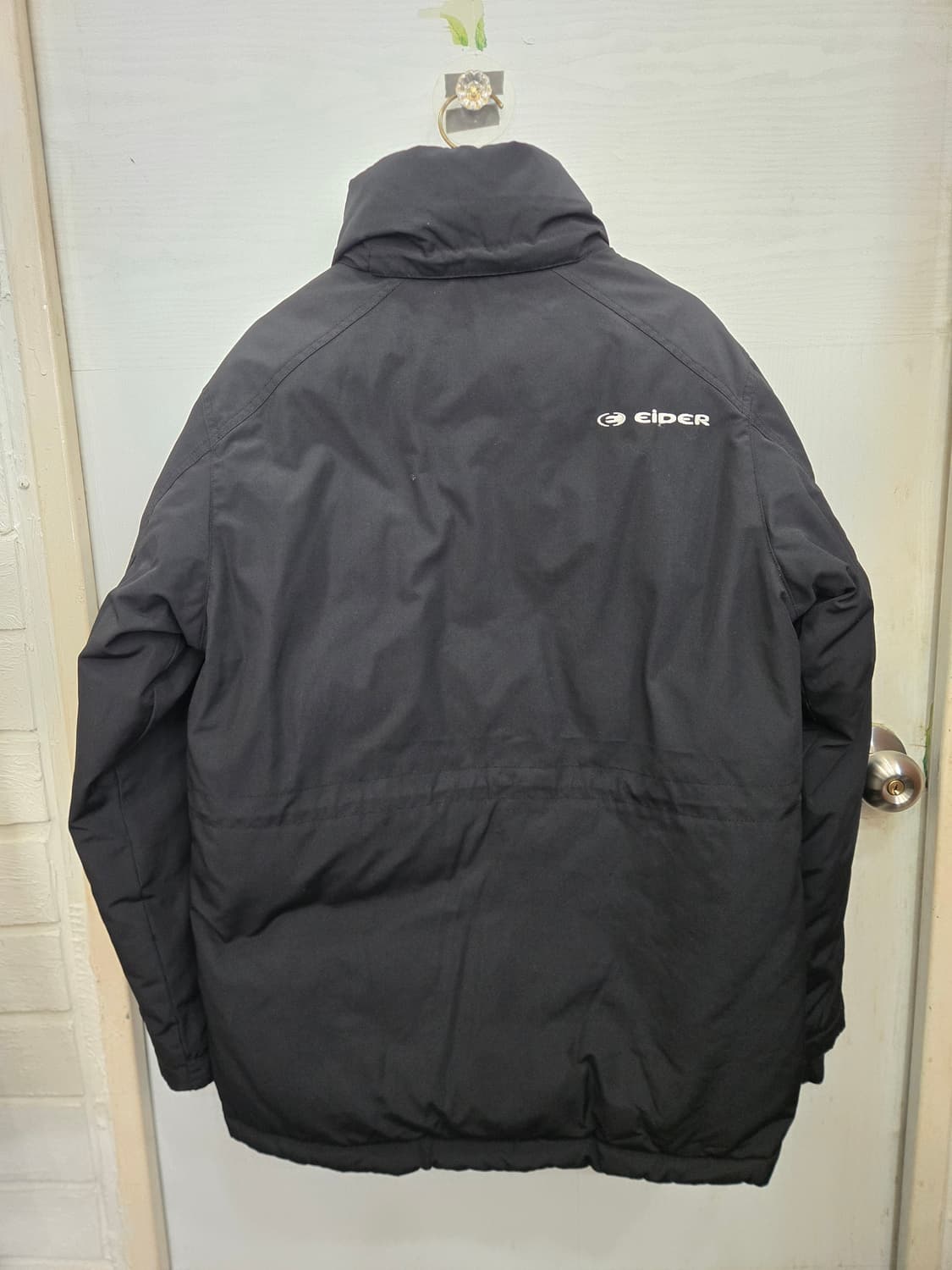 M,95)) EiDER 아이더 700 패딩! 블랙&화이트! 상태 굿~ 상품이미지4