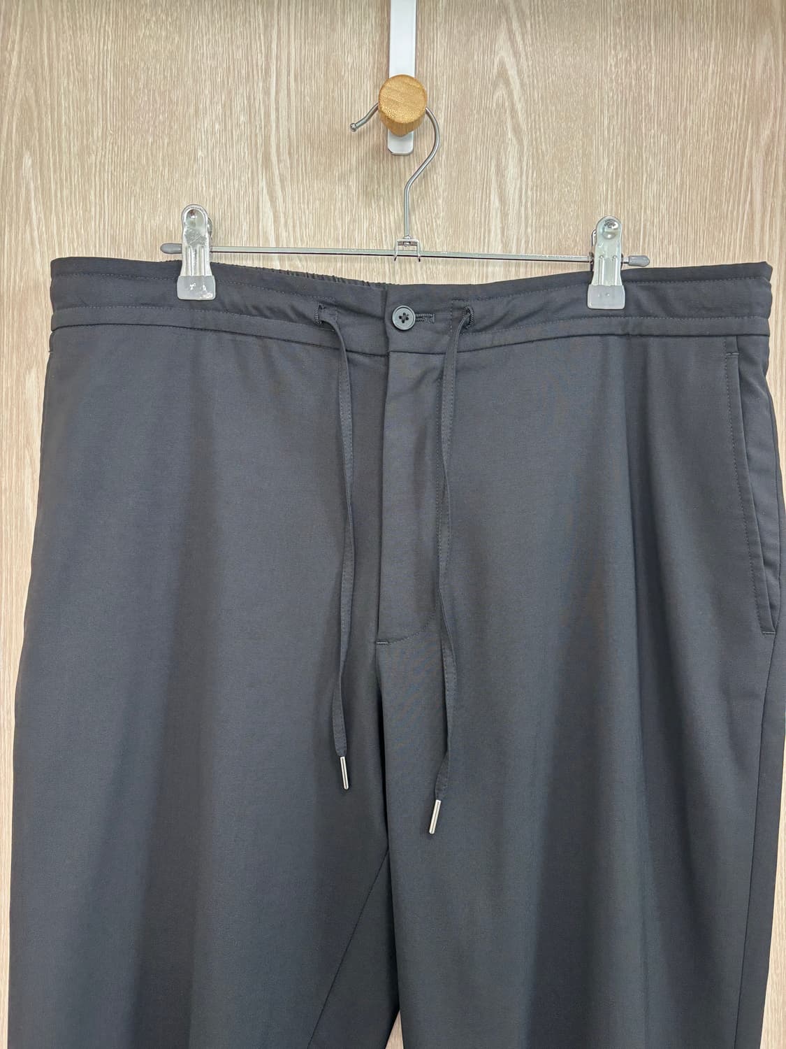 띠어리 Hunter 뉴테일러2 백밴딩 울팬츠34"/블랙 상품이미지2