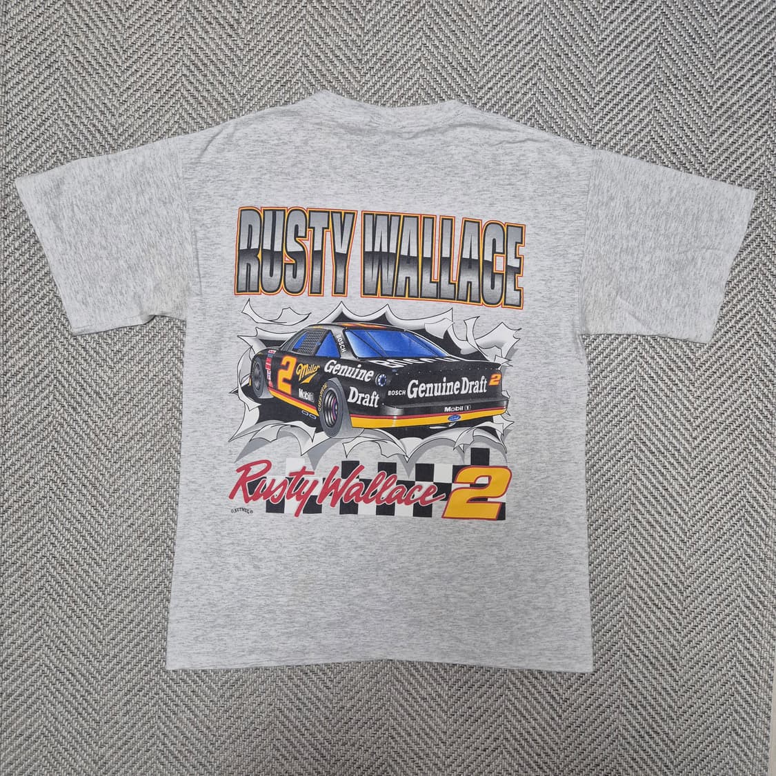 90s 나스카 Rusty Wallace 싱글스티치 티셔츠 (M) 상품이미지6