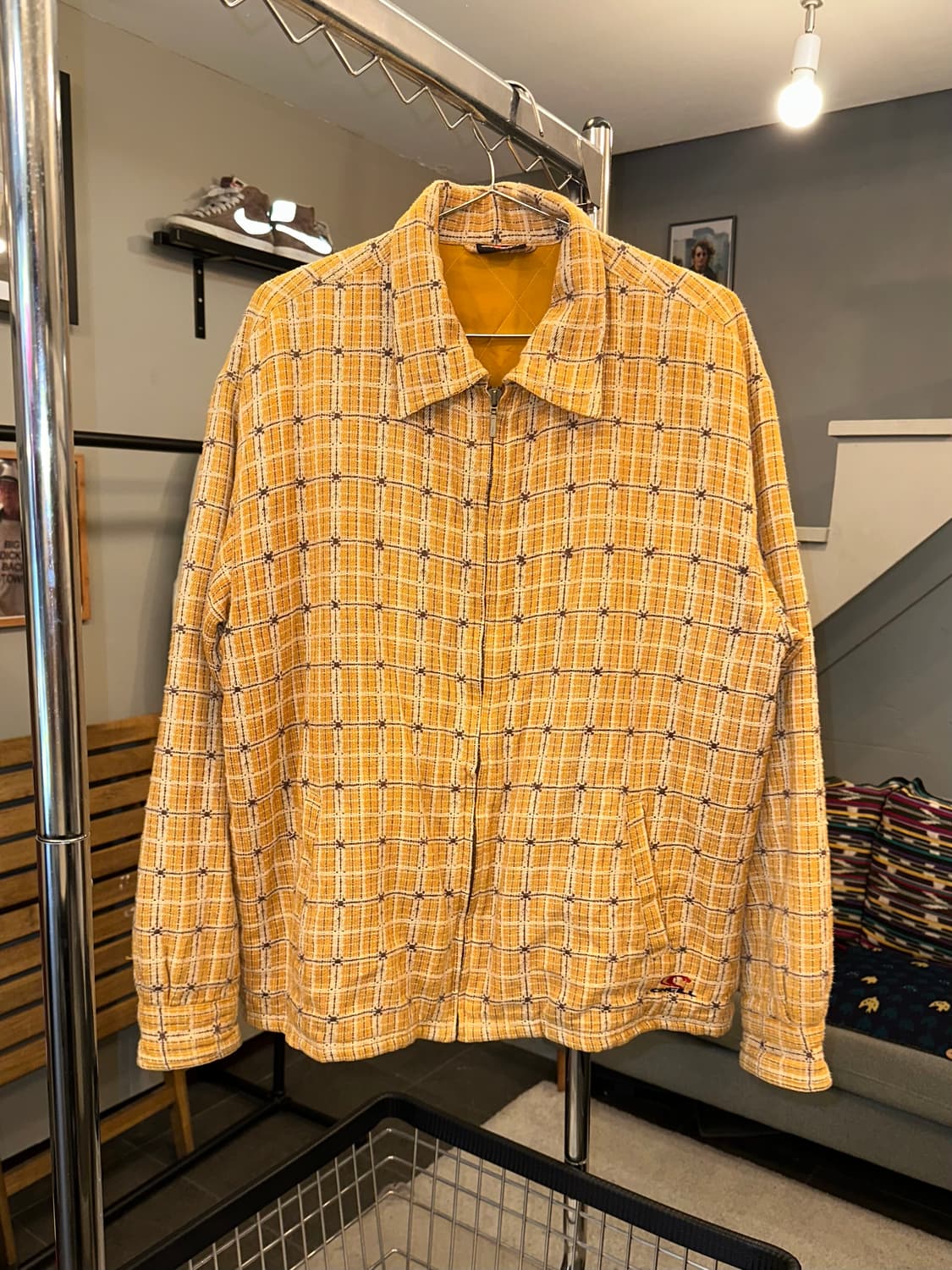 00’s O’Neill check pattern bomber jacket 상품이미지1