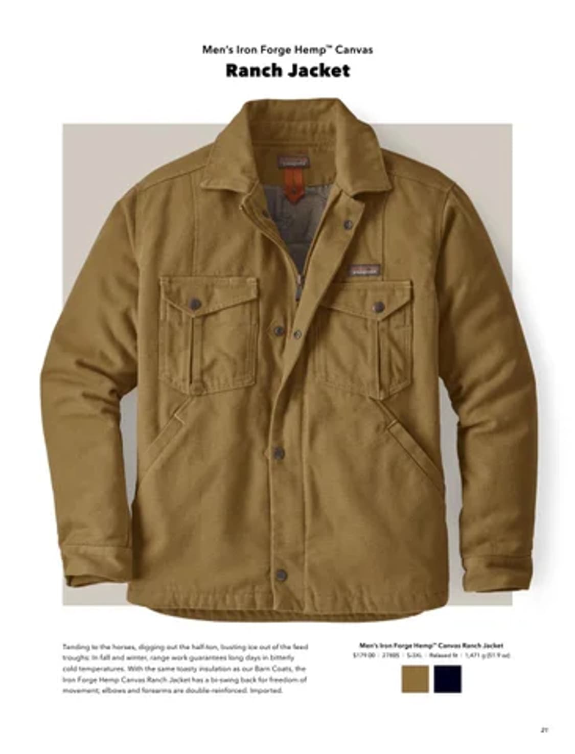 파타고니아 아이언포지 랜치자켓 M 상품이미지8