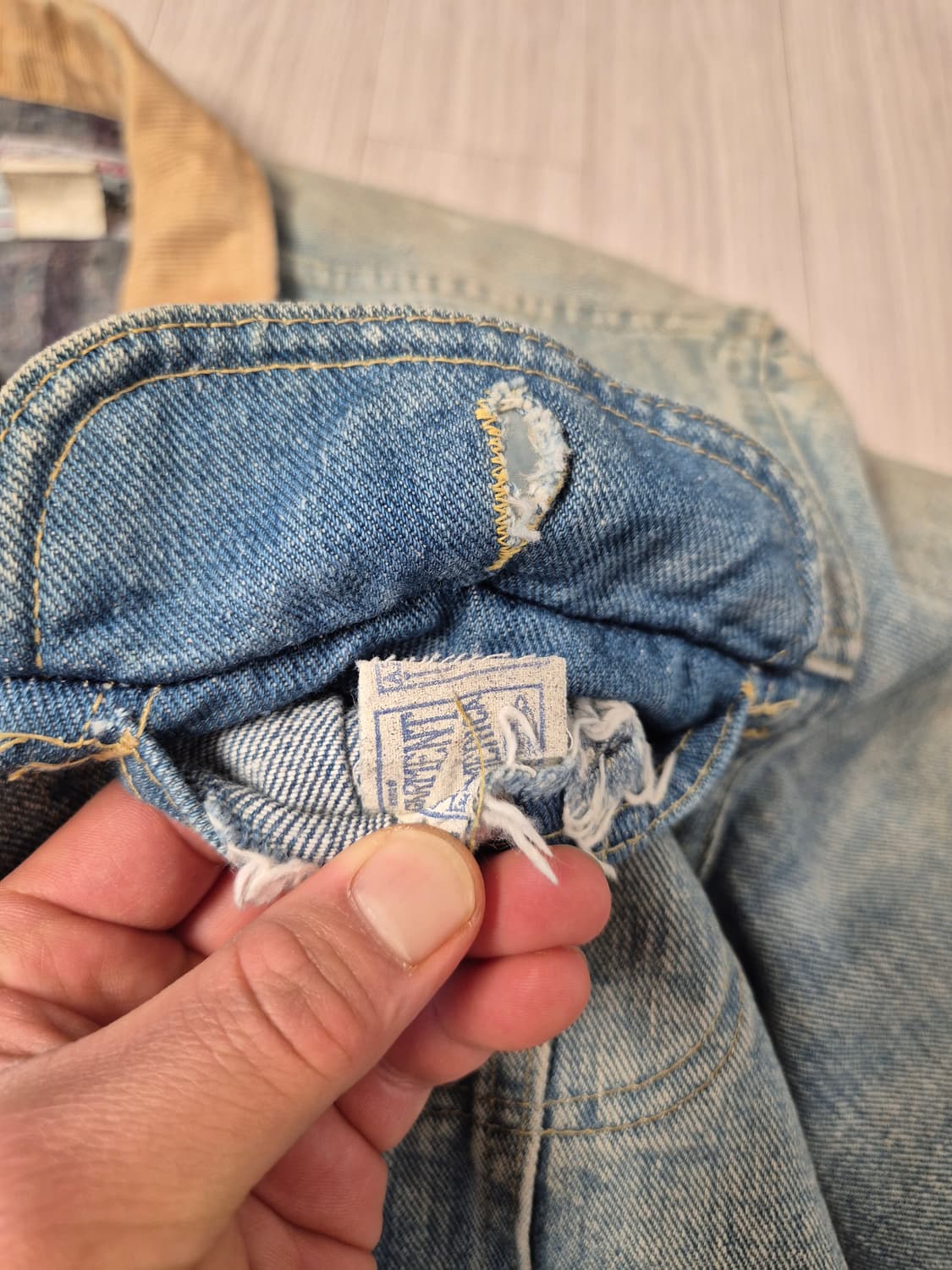 70s USA LEE 리 스톰라이더 101J 데님 자켓 상품이미지7