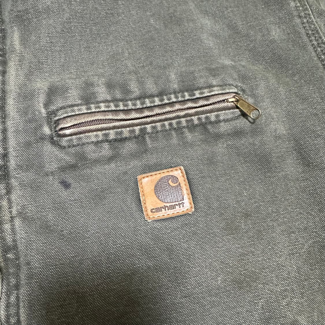 OG 빈티지 칼하트 J97 모스그린 디트로이트 워크자켓 mos XL 상품이미지3