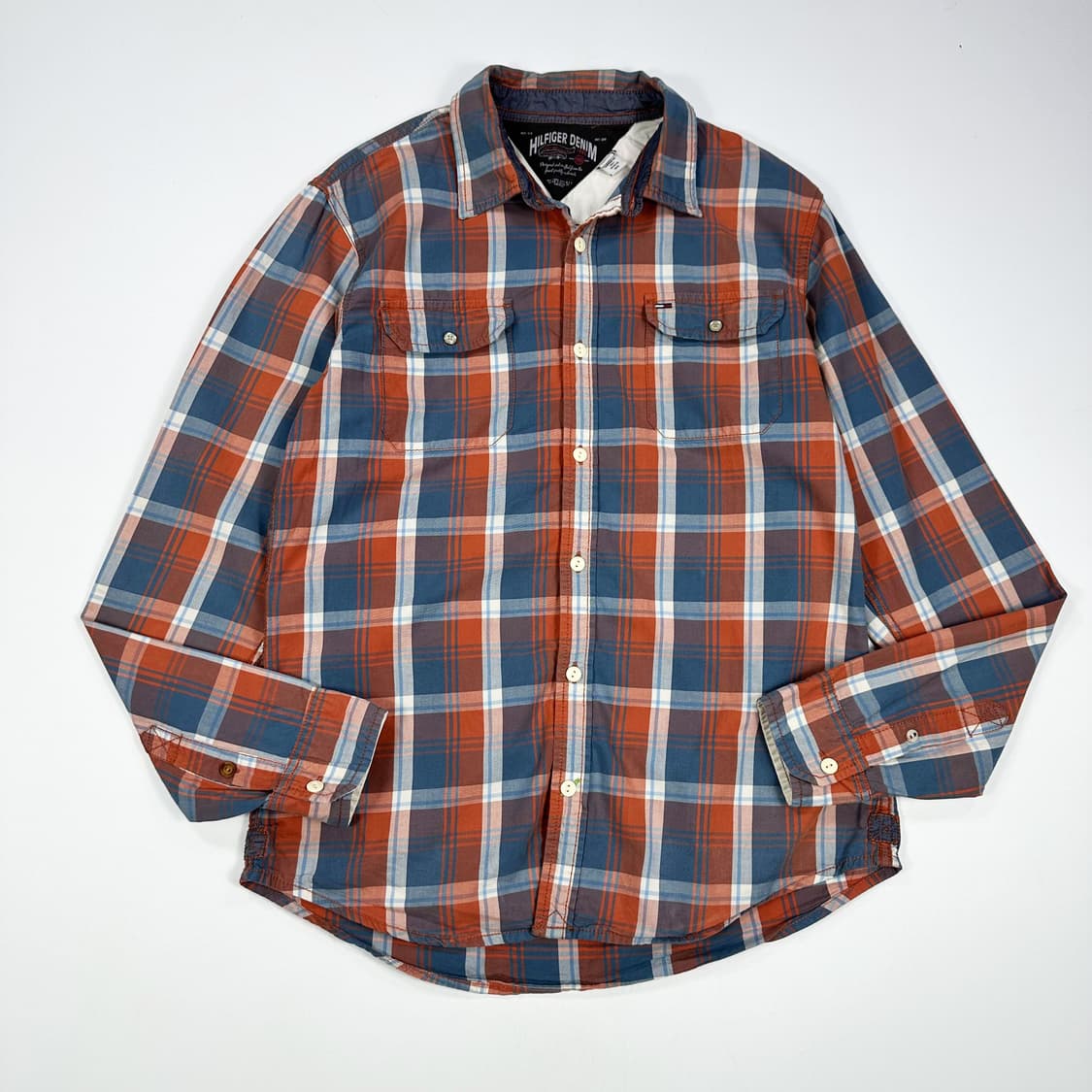 타미힐피거 데님 플래그 체크셔츠 (L) 상품이미지2