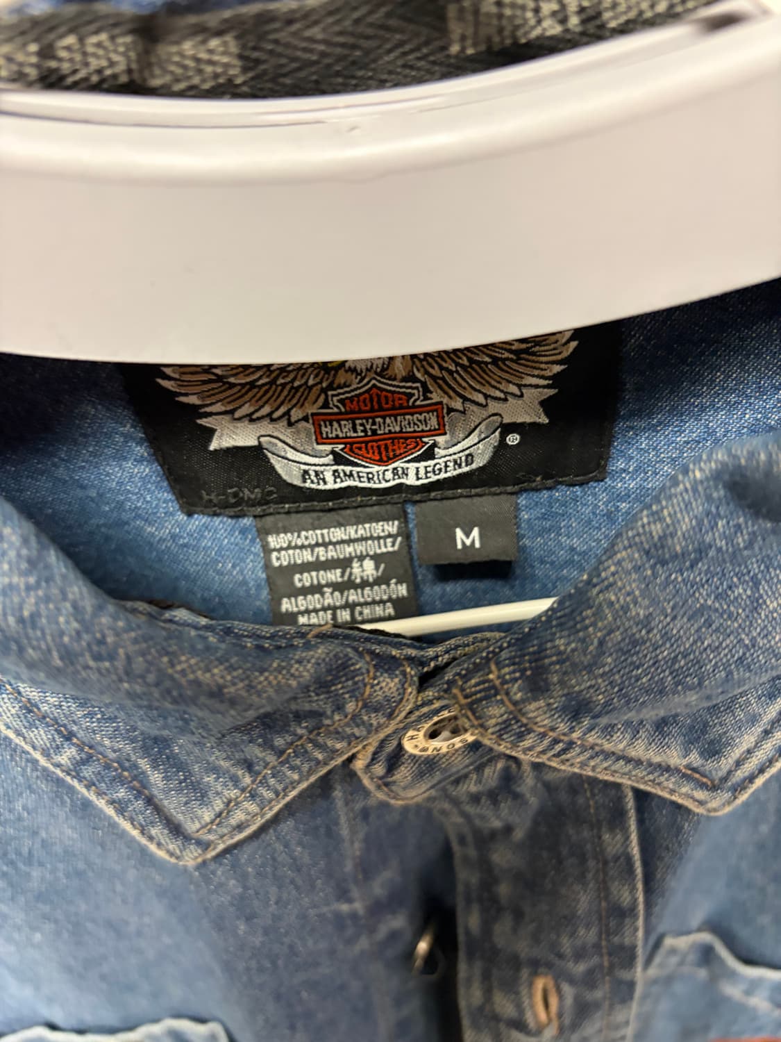 할리데이비슨 청셔츠 m 상품이미지4
