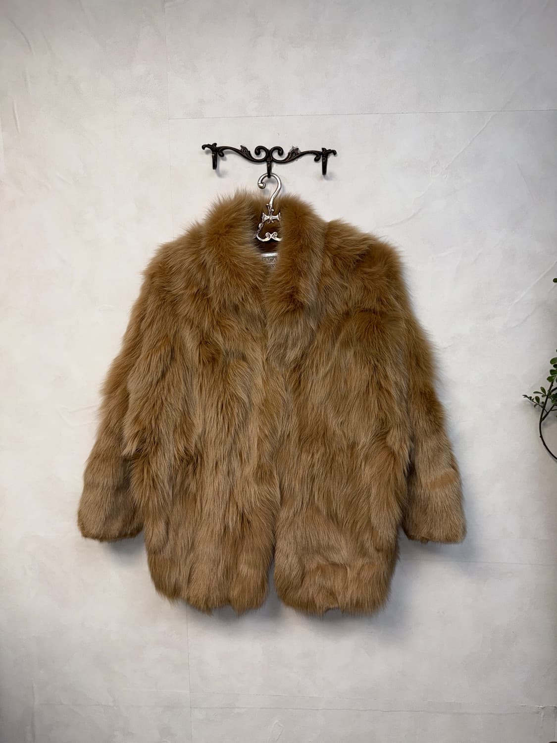 SAGA FOX mixed beige fox fur jacket 상품이미지1