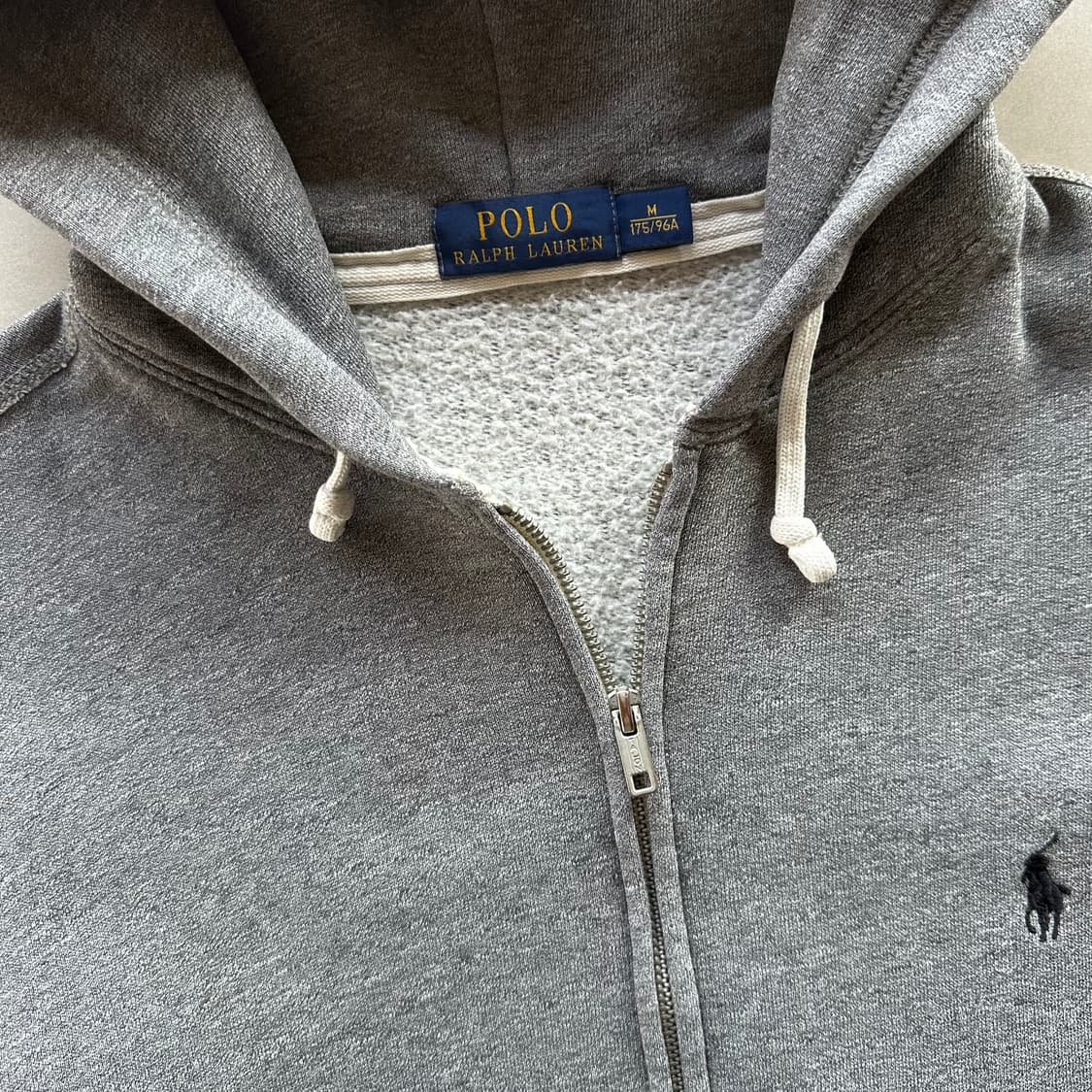[M]폴로 랄프로렌 그레이 기모 후드집업 상품이미지7