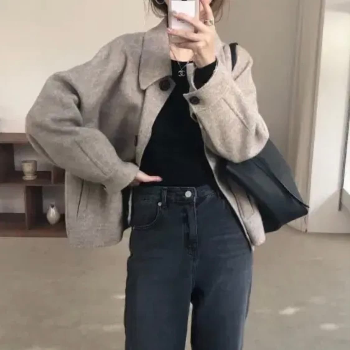 아카이브제이투유 숏 핸드메이드 코트 상품이미지3