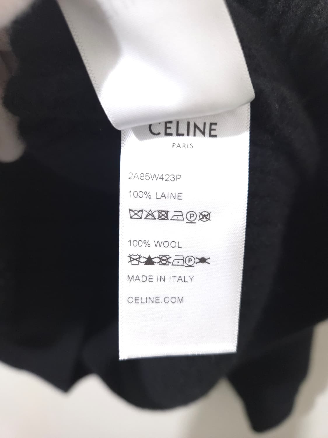 [새상품급] 셀린느 리브드 울 니트 후드 Xs Size 상품이미지8