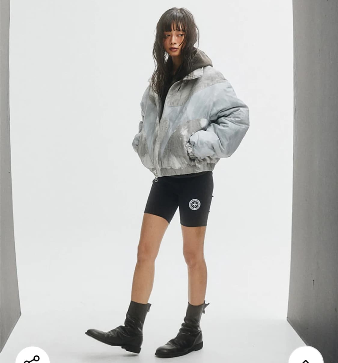 펀치드렁크파티즈 Veiled Mark Quilted Jacket 상품이미지3