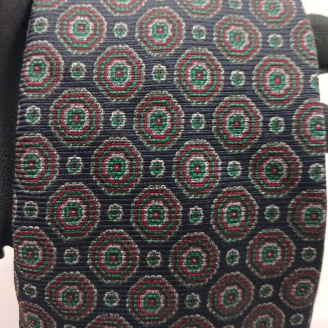 타이렉 실크 네이비 지오메트릭 넥타이 8.8cm A+등급 A18613
 상품이미지5