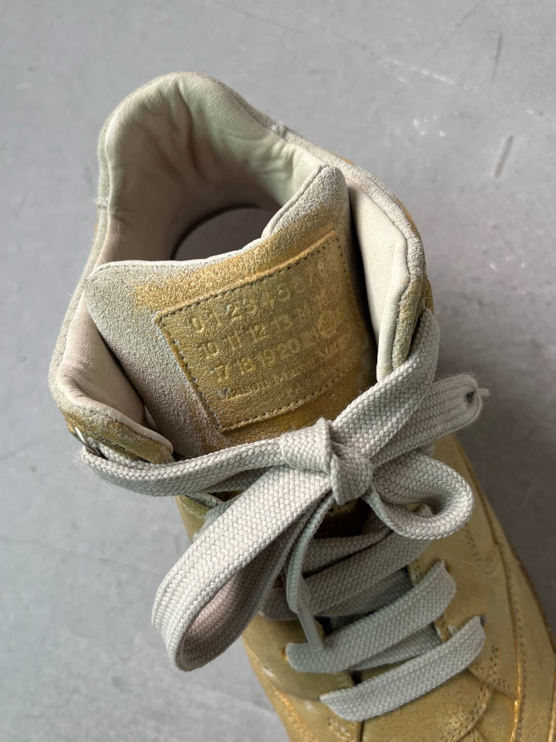 마틴 마르지엘라 골드 크랙업 하이탑  상품이미지7