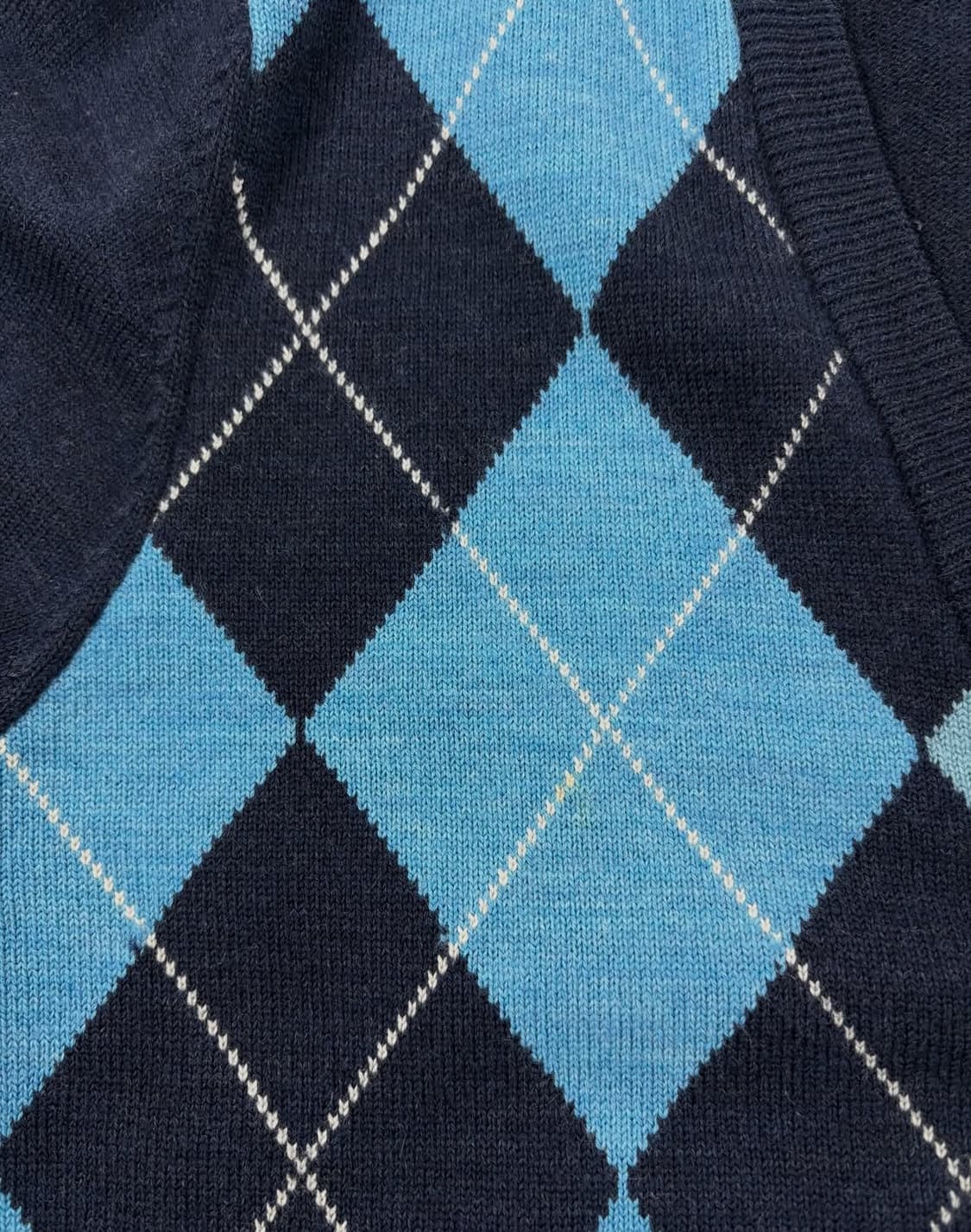 라코스테 아가일패턴 니트 가디건  상품이미지6