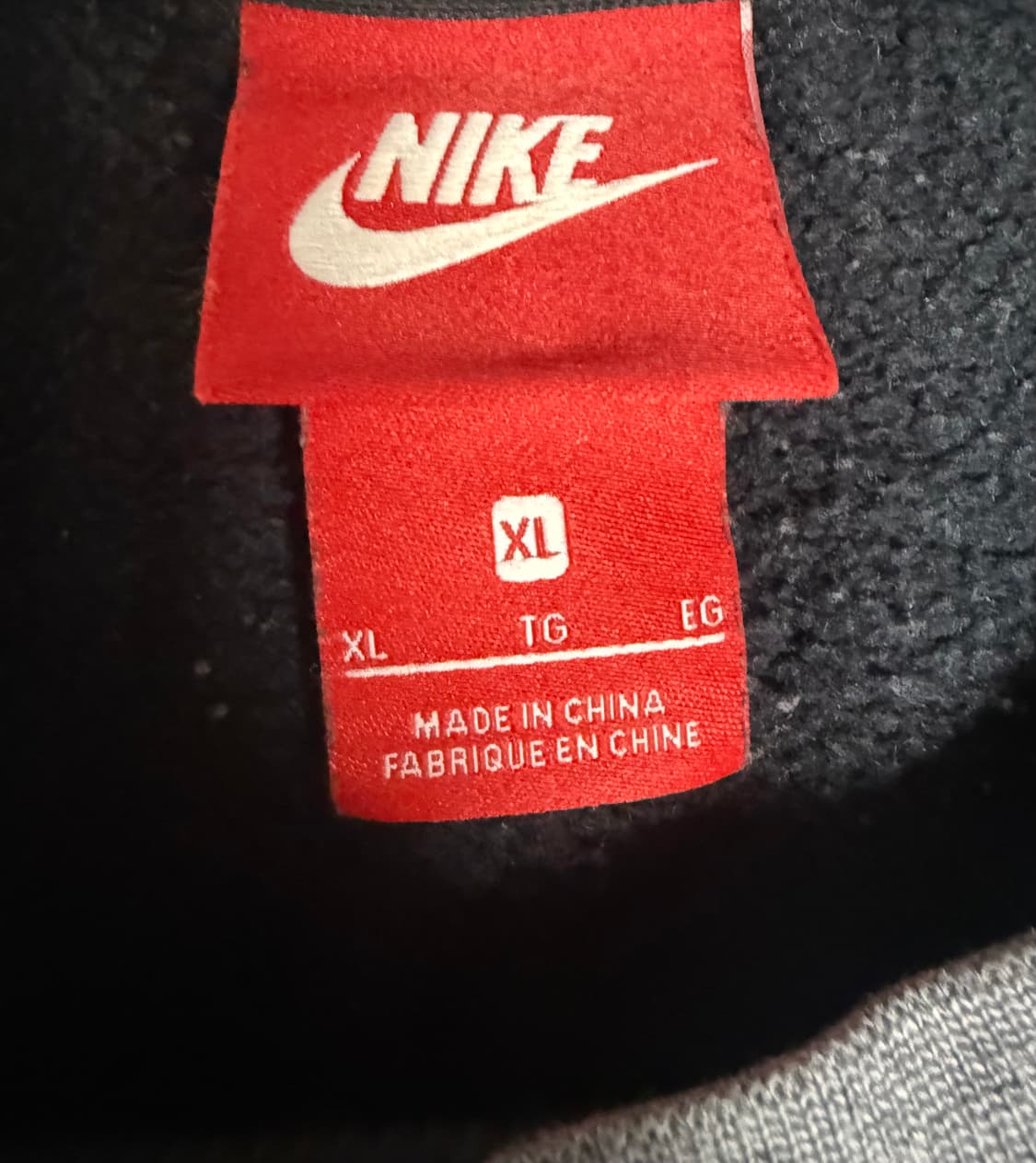 NIKE AIR 패널 배색 기모 맨투맨 XL 상품이미지3