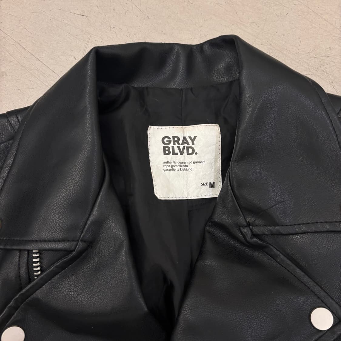 그레이블러밧 레더 라이더 자켓 상품이미지3